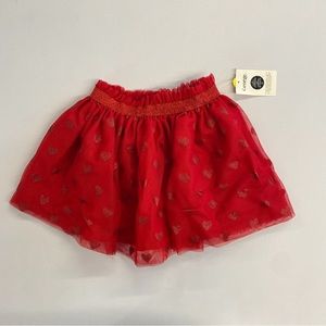 NWT Heart Tulle Skirt
